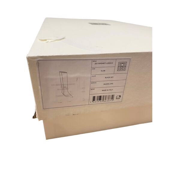 TOTEME Suede Sharp 40 Knee High Boot Black Size 38 - Picture 3 of 8